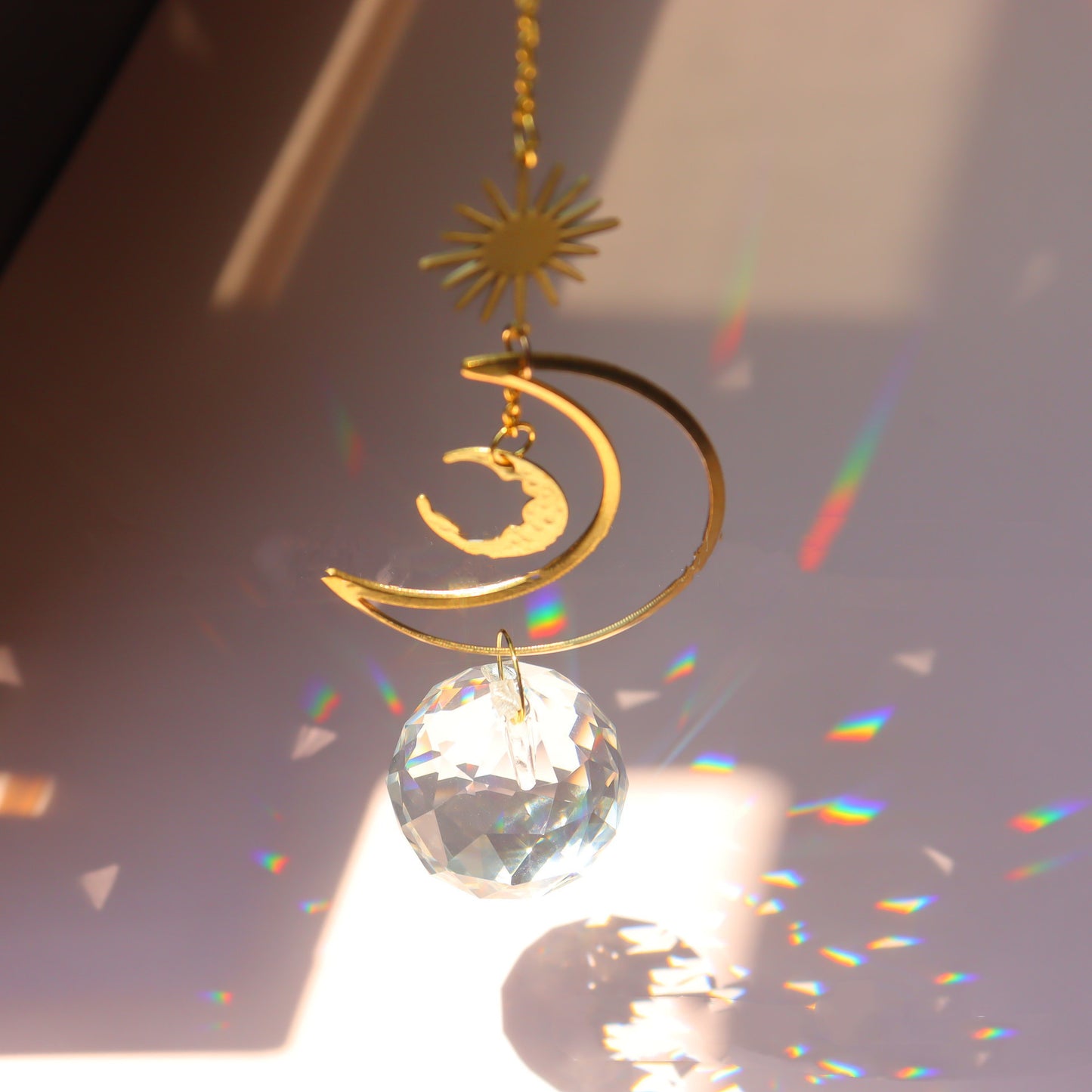 Sun Catcher Garden Lighting Jewelry Hanging Prism Pendant