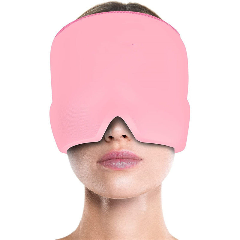 Ice Compress Headache Relief Gel Cold Therapy Migraine Mask