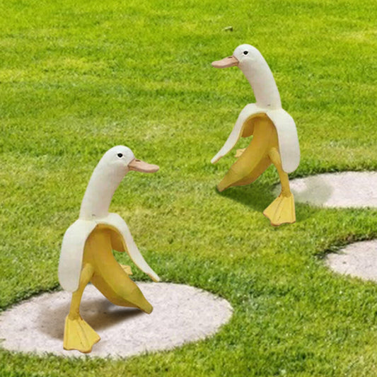 New Banana Duck Decor Creative Art Ornament