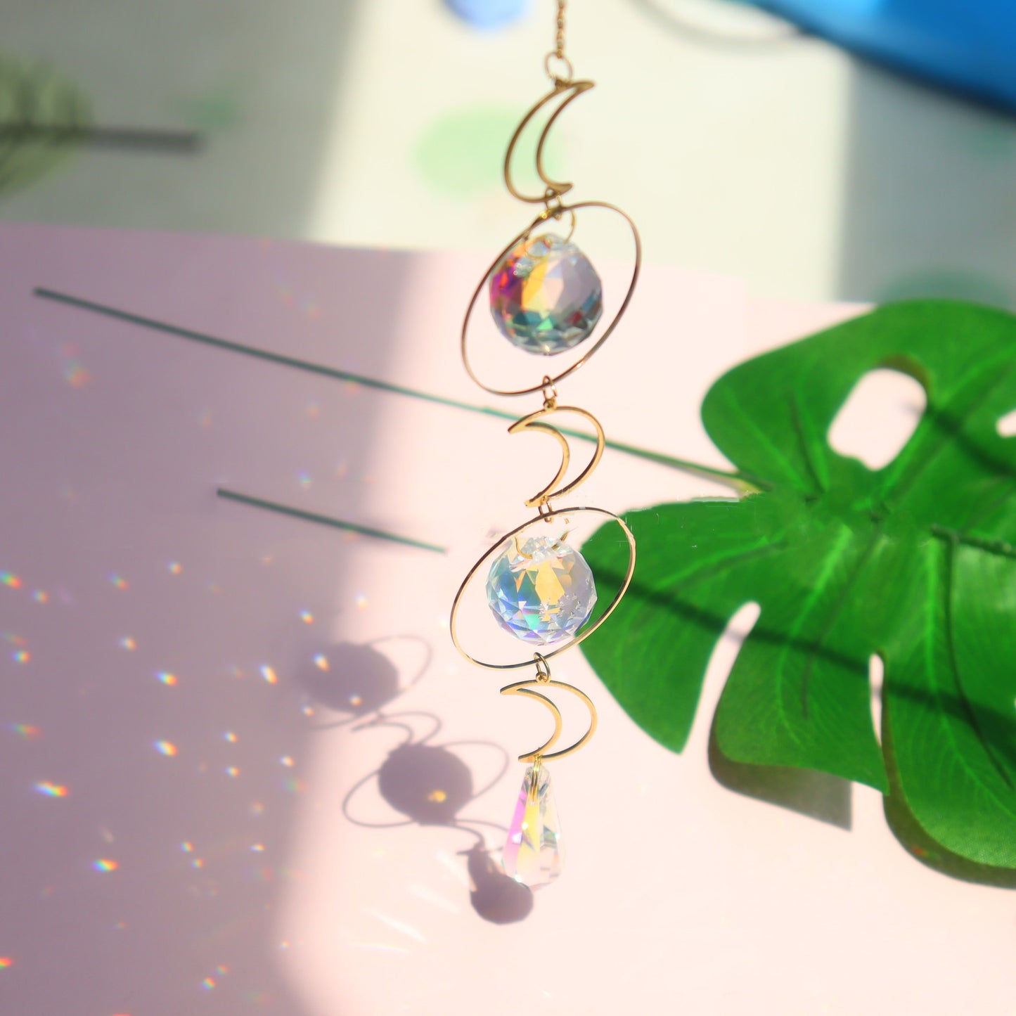 Sun Catcher Garden Lighting Jewelry Hanging Prism Pendant