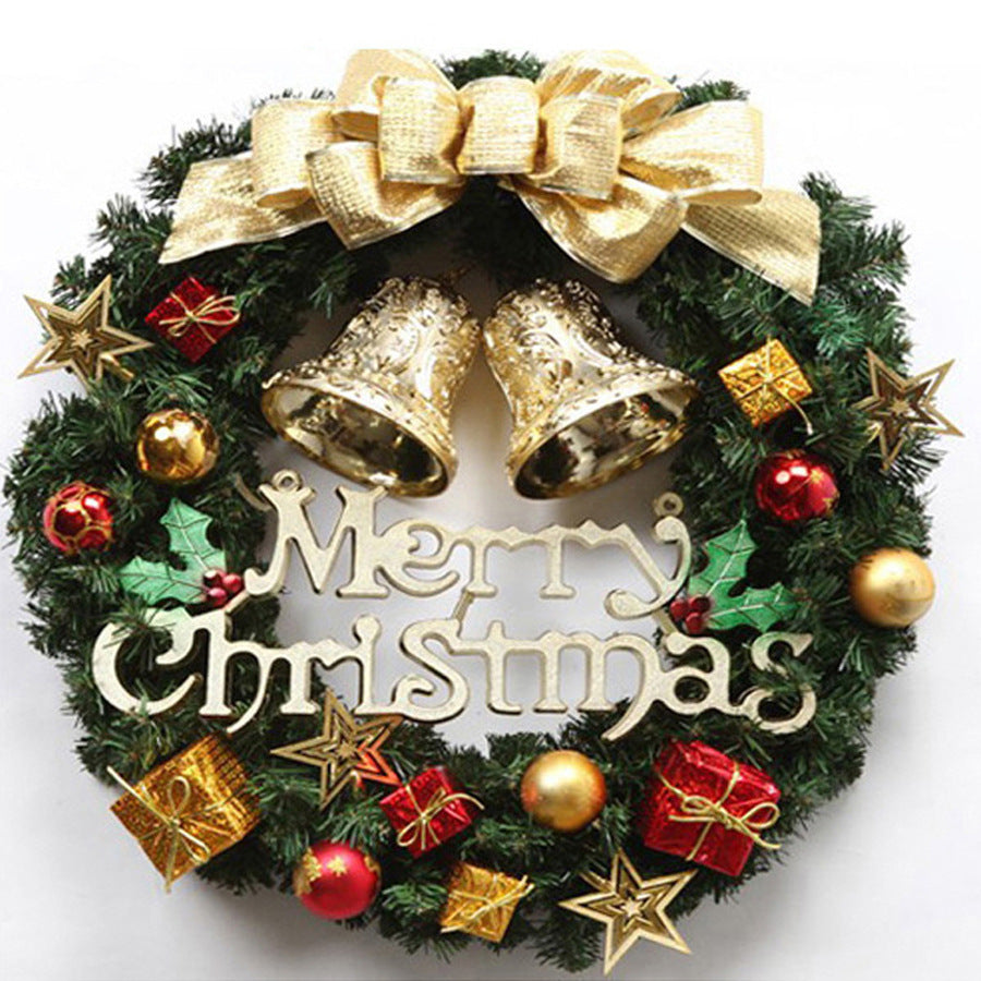 Christmas Natural Pine Decorative Garland/ Wreath with Frost