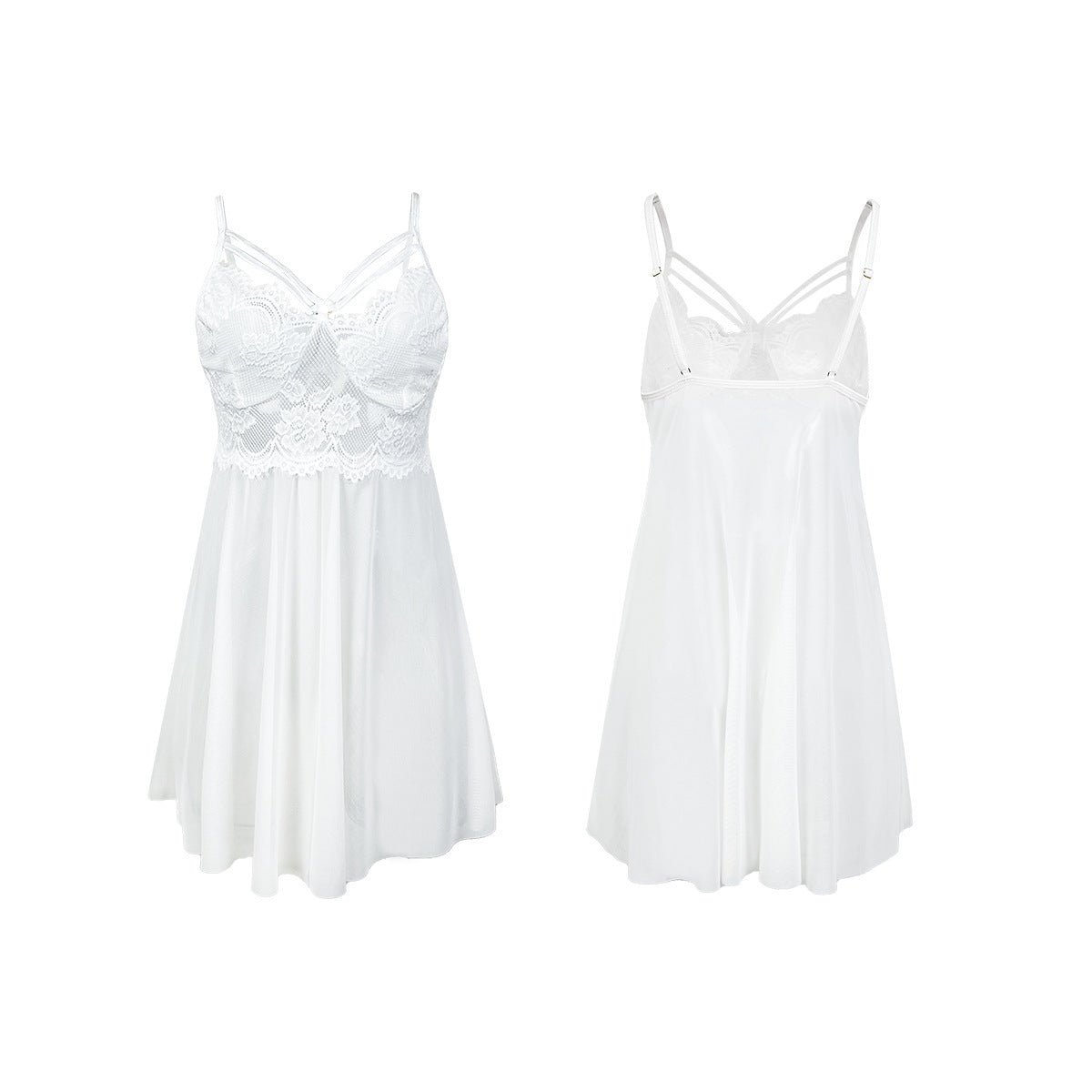 Sexy Sling Lace Pure Desire Seduction Slip Nightdress