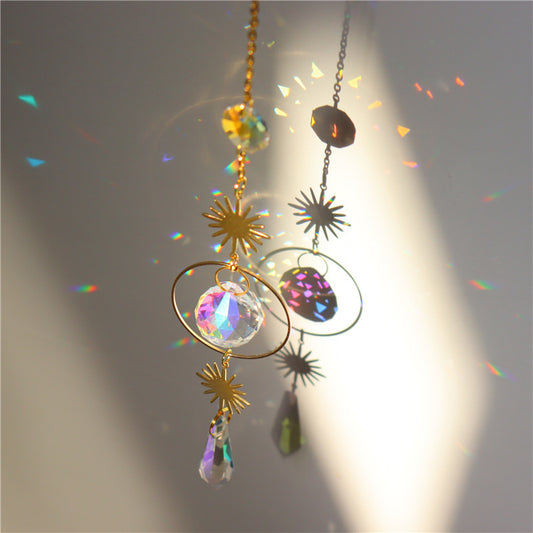 Sun Catcher Garden Lighting Jewelry Hanging Prism Pendant