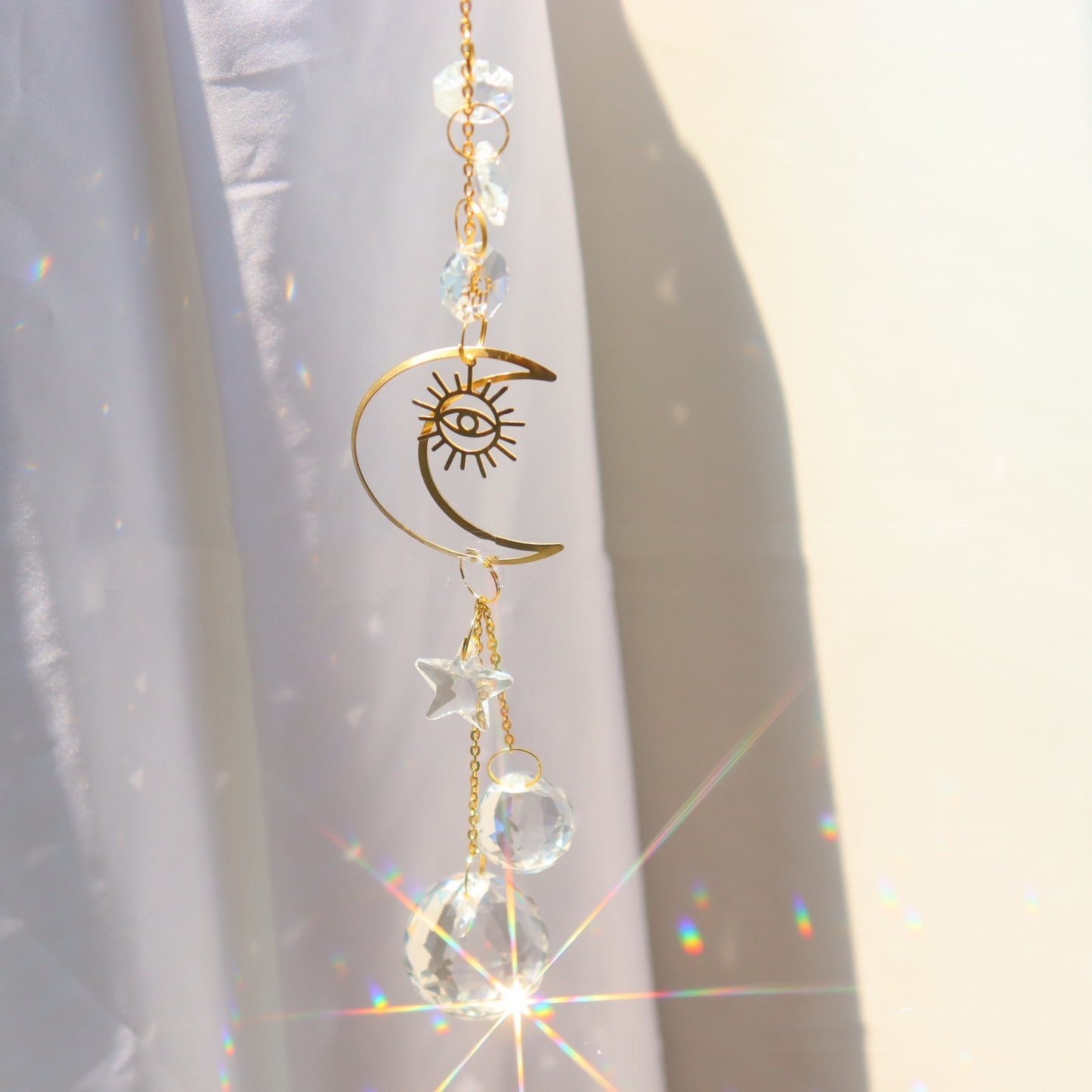 Sun Catcher Garden Lighting Jewelry Hanging Prism Pendant