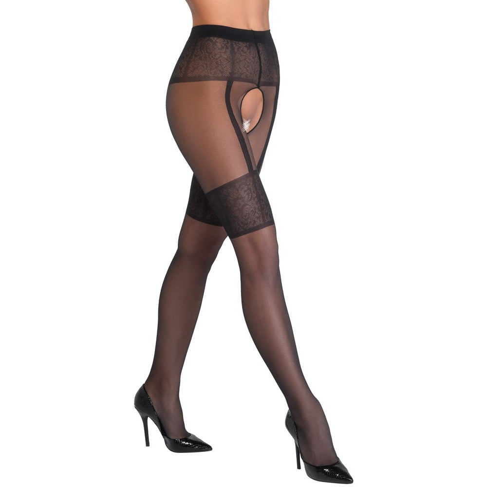 Crotchless Tights Size: Medium