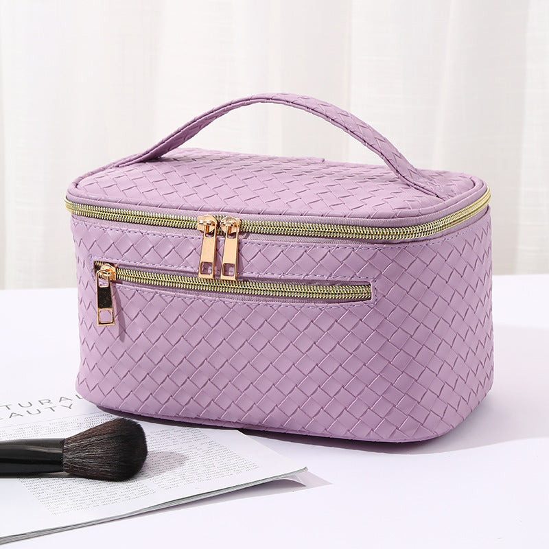 Handheld PU Makeup Bag