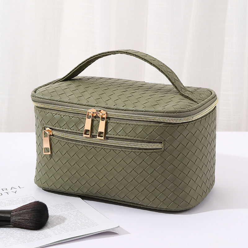 Handheld PU Makeup Bag