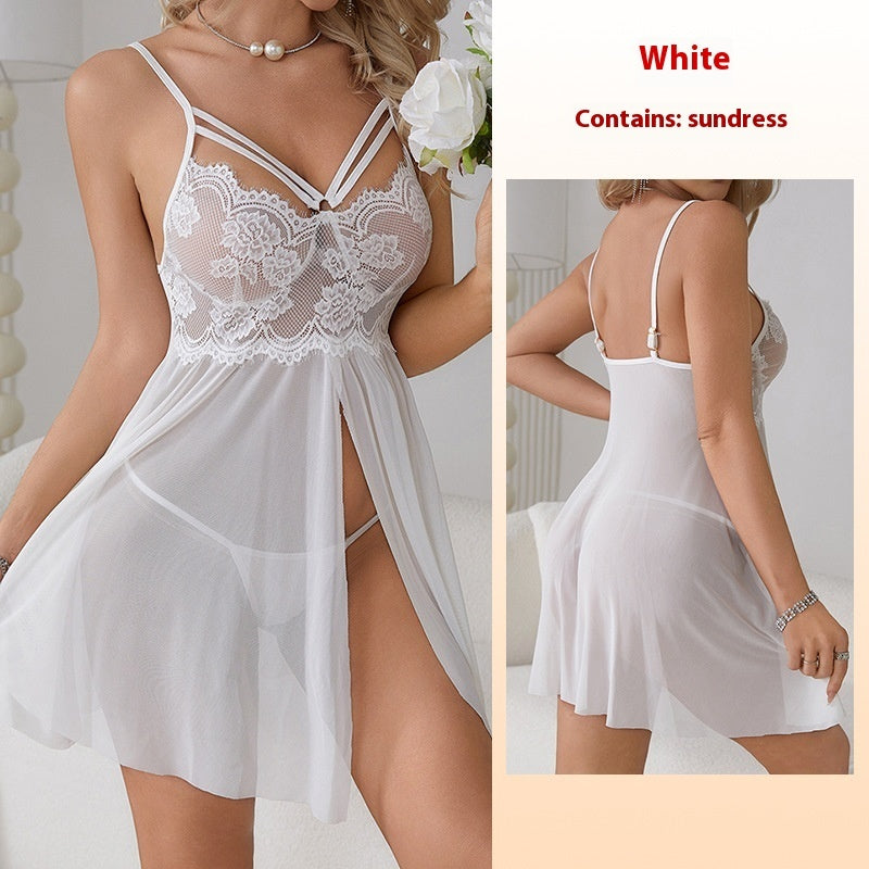 Sexy Sling Lace Pure Desire Seduction Slip Nightdress