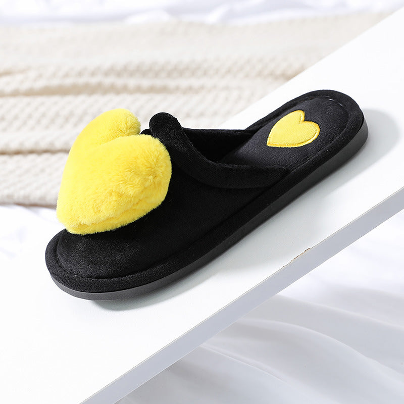 Cute Love Fluffy Slippers For Valentine's Day