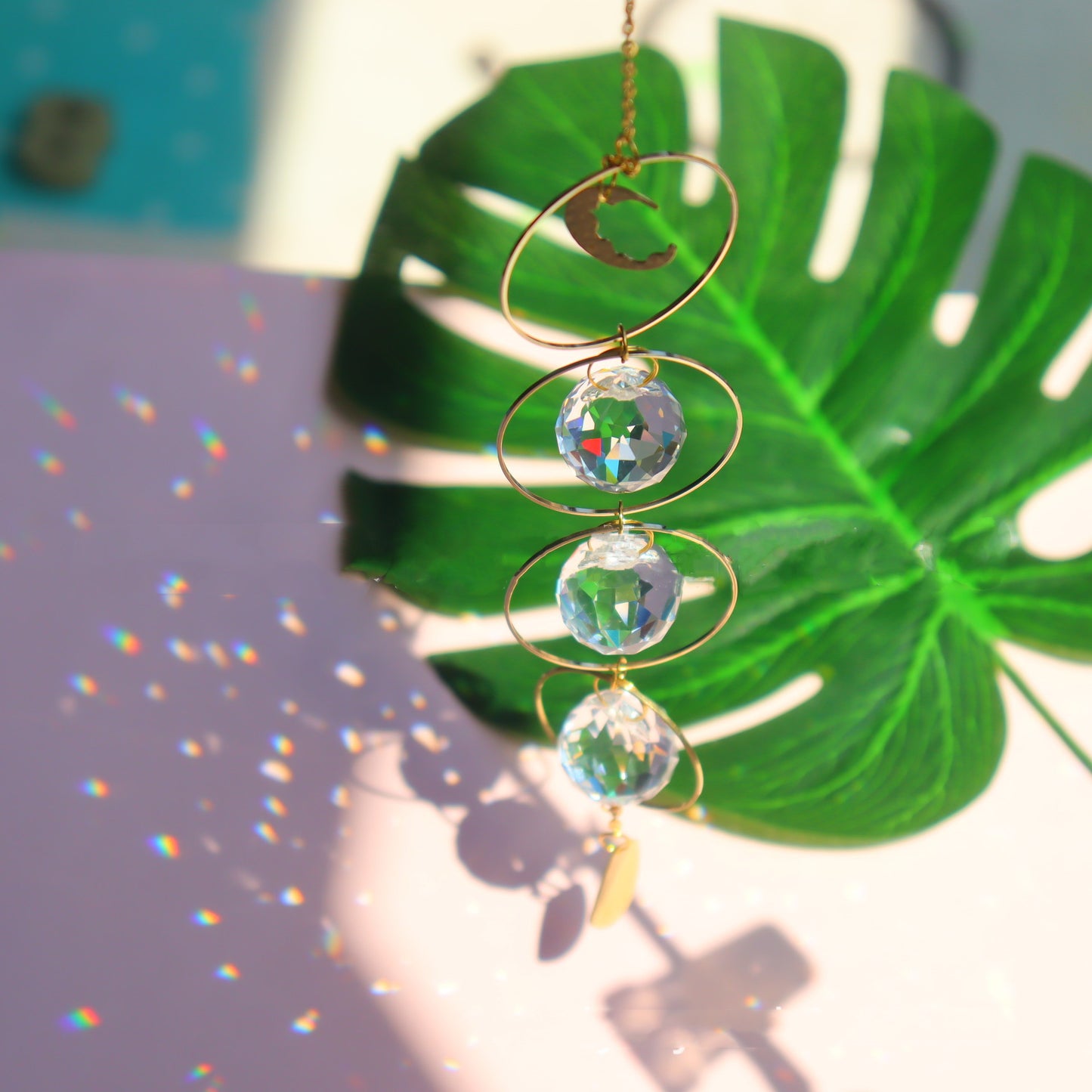 Sun Catcher Garden Lighting Jewelry Hanging Prism Pendant