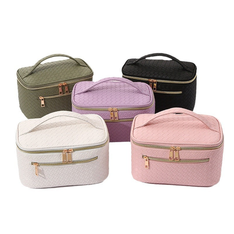 Handheld PU Makeup Bag
