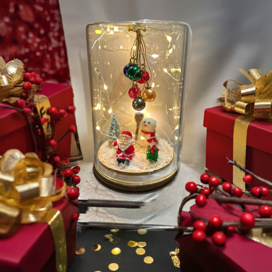 LED Christmas in a Jar Decoration - Lets Light up the Festivities