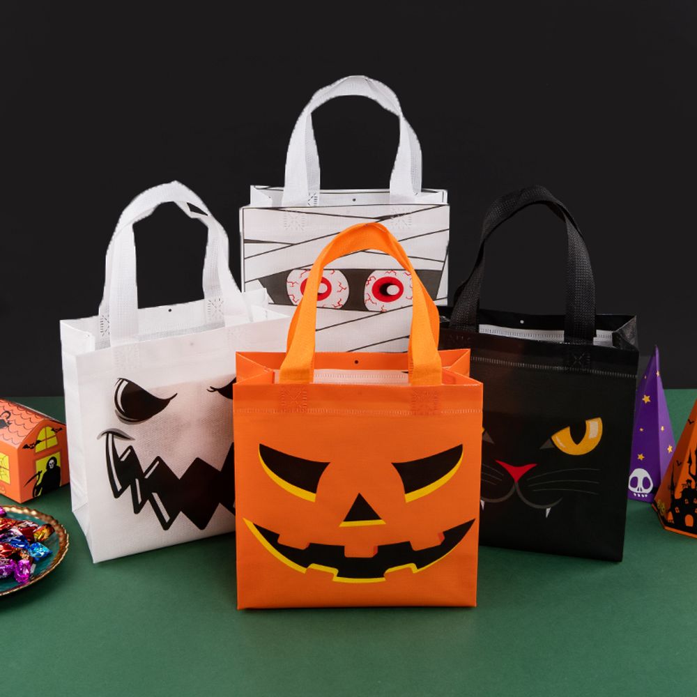 12/30pcs Halloween Tote Bag Non Woven