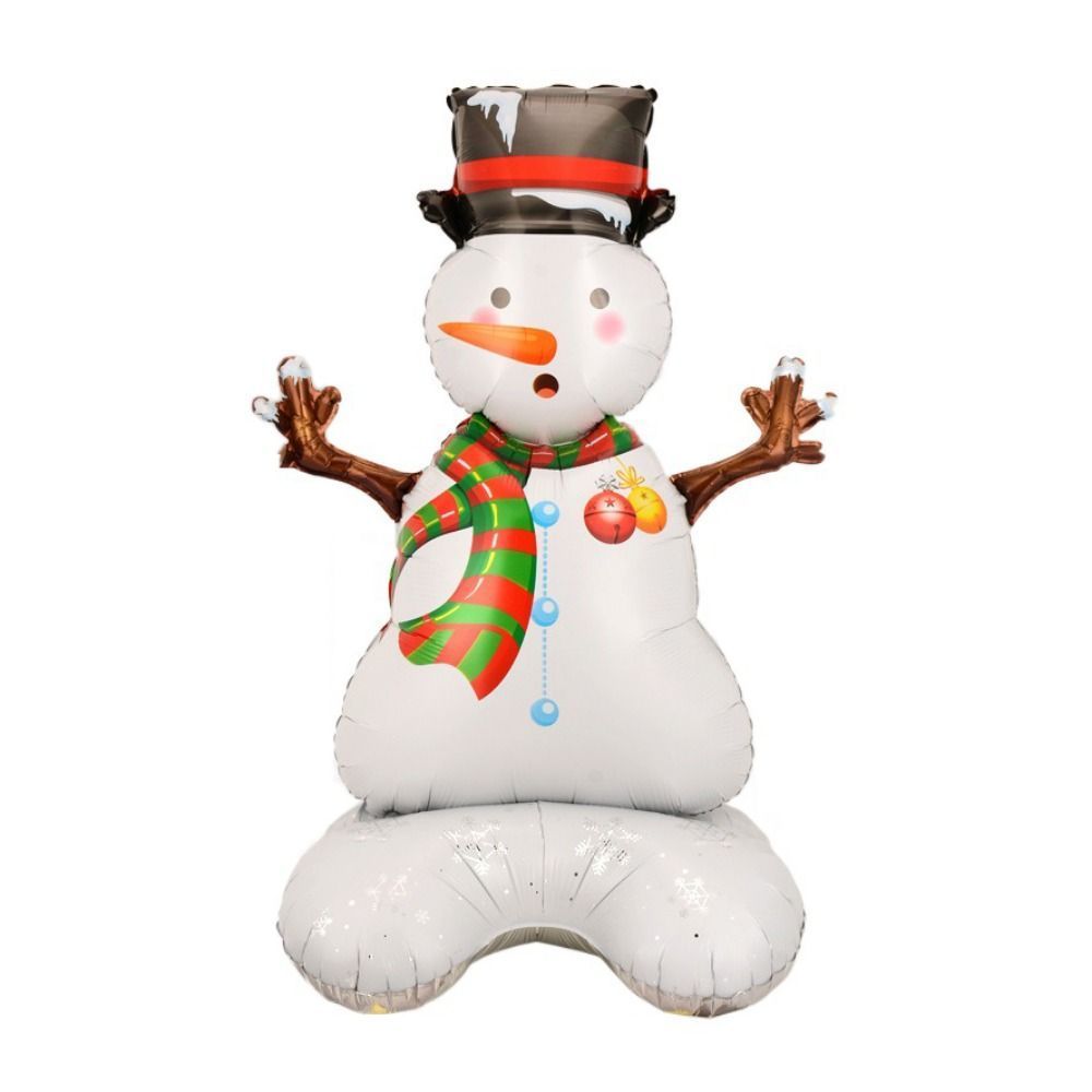 Large Christmas Tree Balloom 4d Christmas Standing Balloon Aluminum Foil Balloon Santa Claus Snowman Balloon Christmas Party
