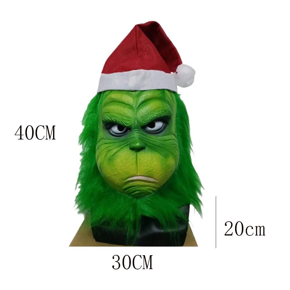 Gants en fourrure verte Costume de monstre diable démon voleur accessoire adulte Noël père Noël effrayant Halloween Joker horreur pour enfant