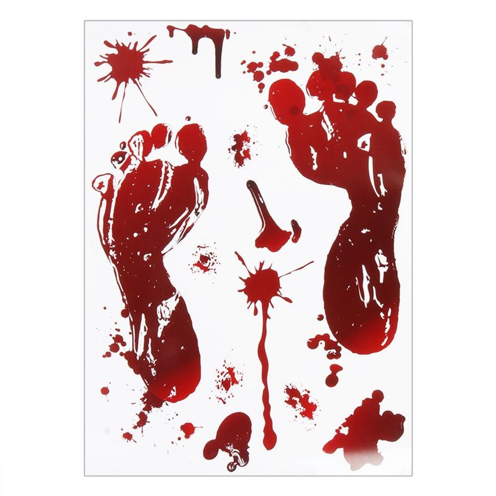 Autocollants d'Halloween pour mur, fenêtre, réfrigérateur, décoration d'Halloween, fournitures de fête, accessoires d'horreur et d'effroi pour Halloween