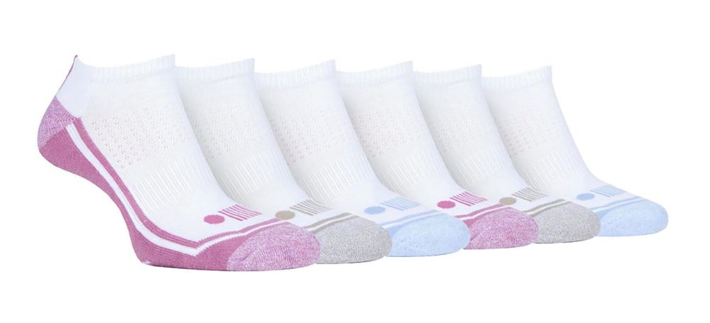 Jeep - Lot de 6 paires de chaussettes de sport pour femme