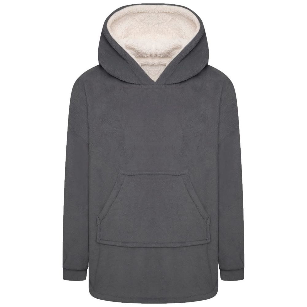 KIDS CORAL FLEECE BLANKET HOODIE S/M