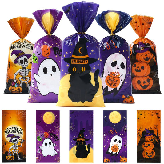 Sacs de bonbons d'Halloween effrayants - Décoration de fête parfaite et emballage de friandises 2023 !