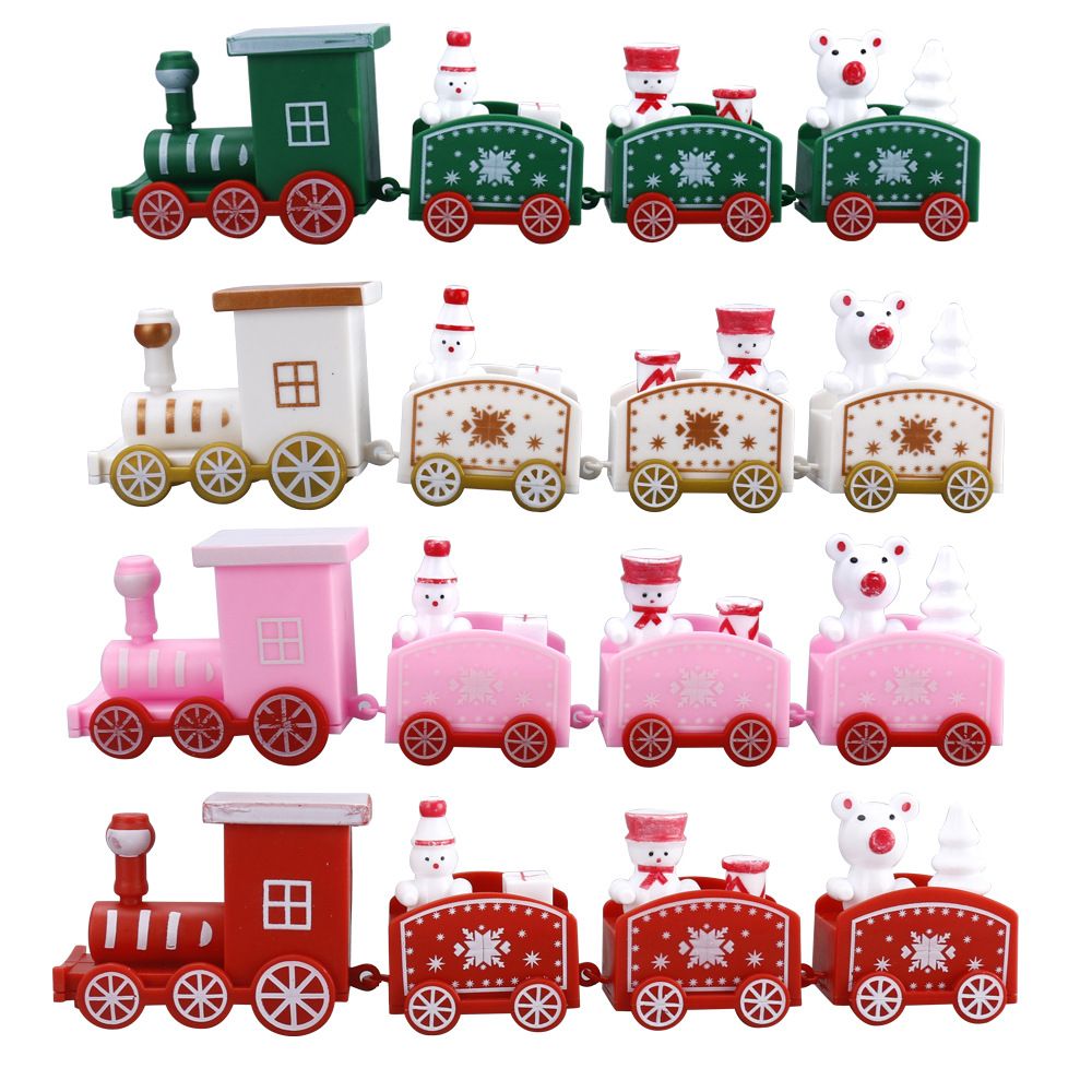 Christmas Train Decoration Children's Gifts Cake Decoration