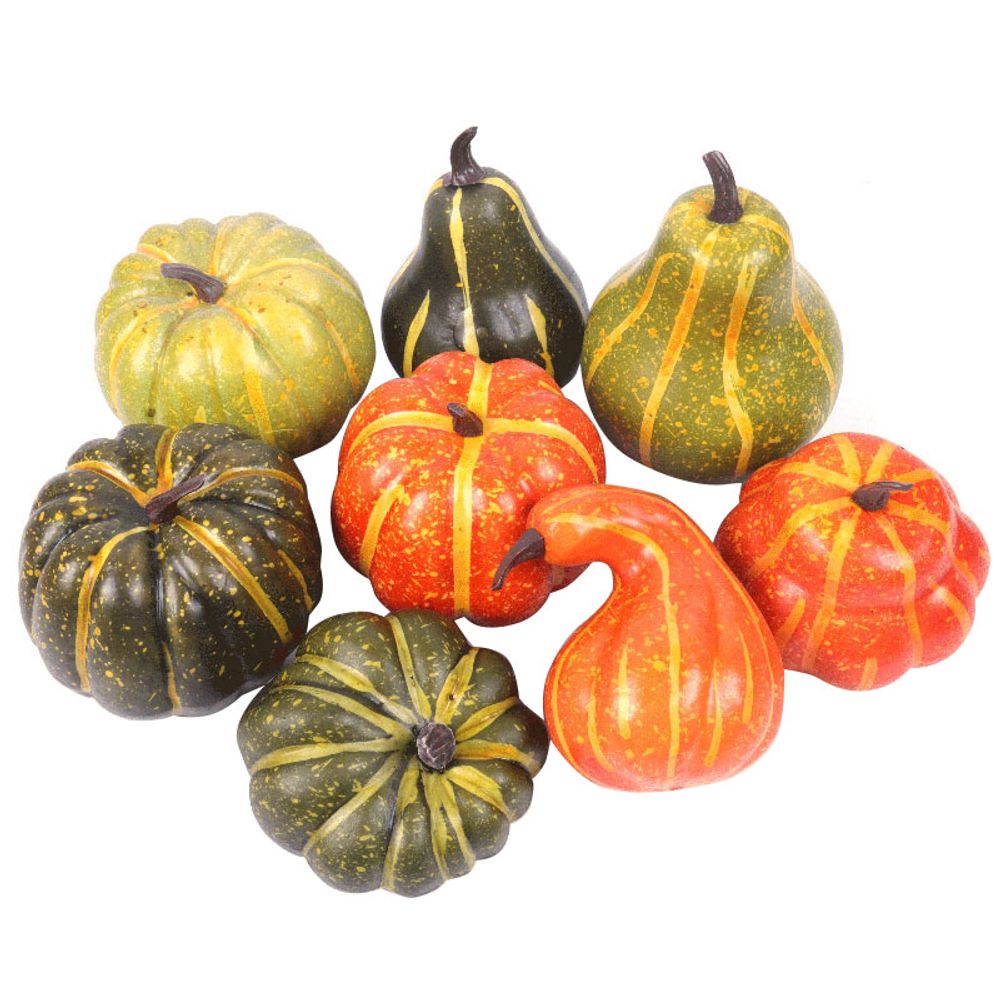 Décoration de citrouille artificielle pour Halloween, simulation de légume, bricolage, fête d'Halloween, automne, décoration de la maison, accessoires de récolte de ferme