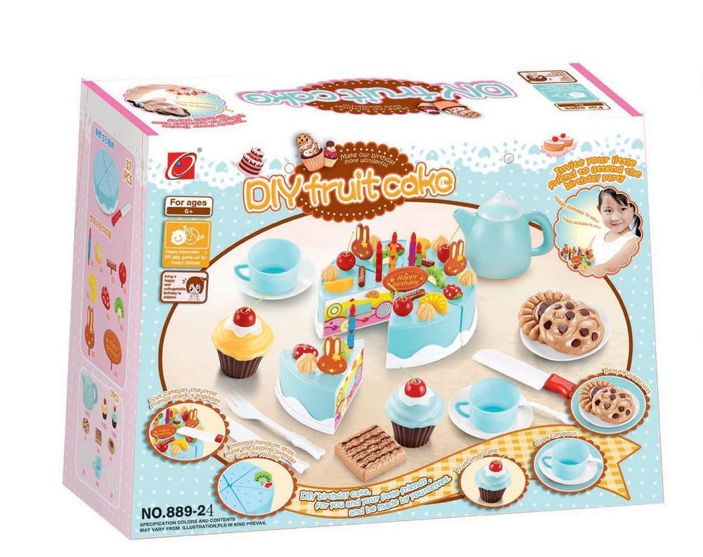 SOKA 54pc Imaginative Dessert Playset – Cream Cake & Tea Party Fun for Kids!