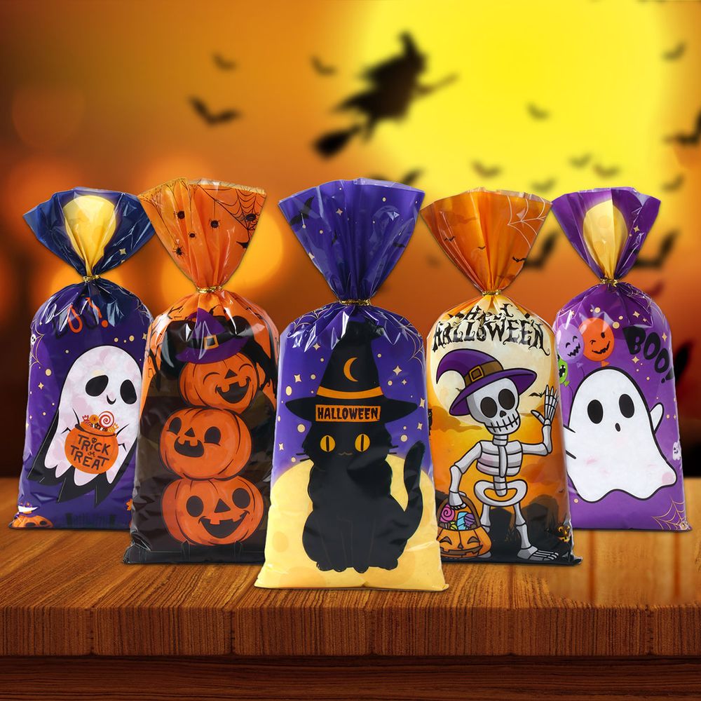 Sacs de bonbons d'Halloween effrayants - Décoration de fête parfaite et emballage de friandises 2023 !