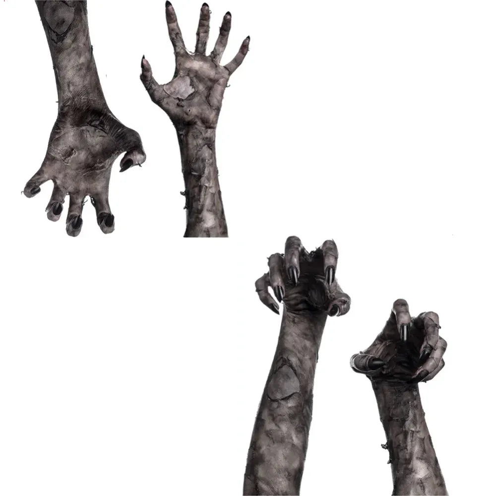 Fournitures de fête d'horreur Décoration de fenêtre d'Halloween Décoration murale de porte d'Halloween Autocollant Sorcière effrayante Décoration d'Halloween pour la maison
