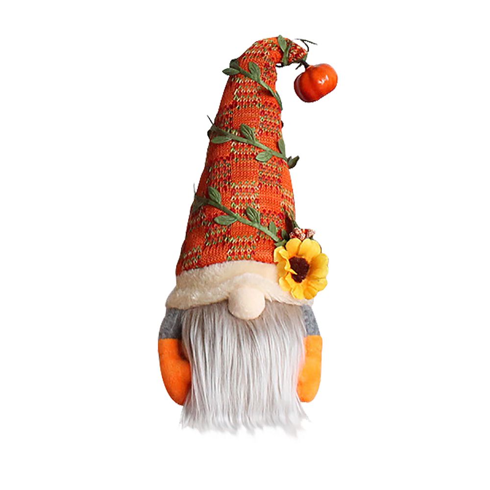 Décoration de gnome d'Halloween Poupée en peluche sans visage Poupée naine Rudolph pour Halloween