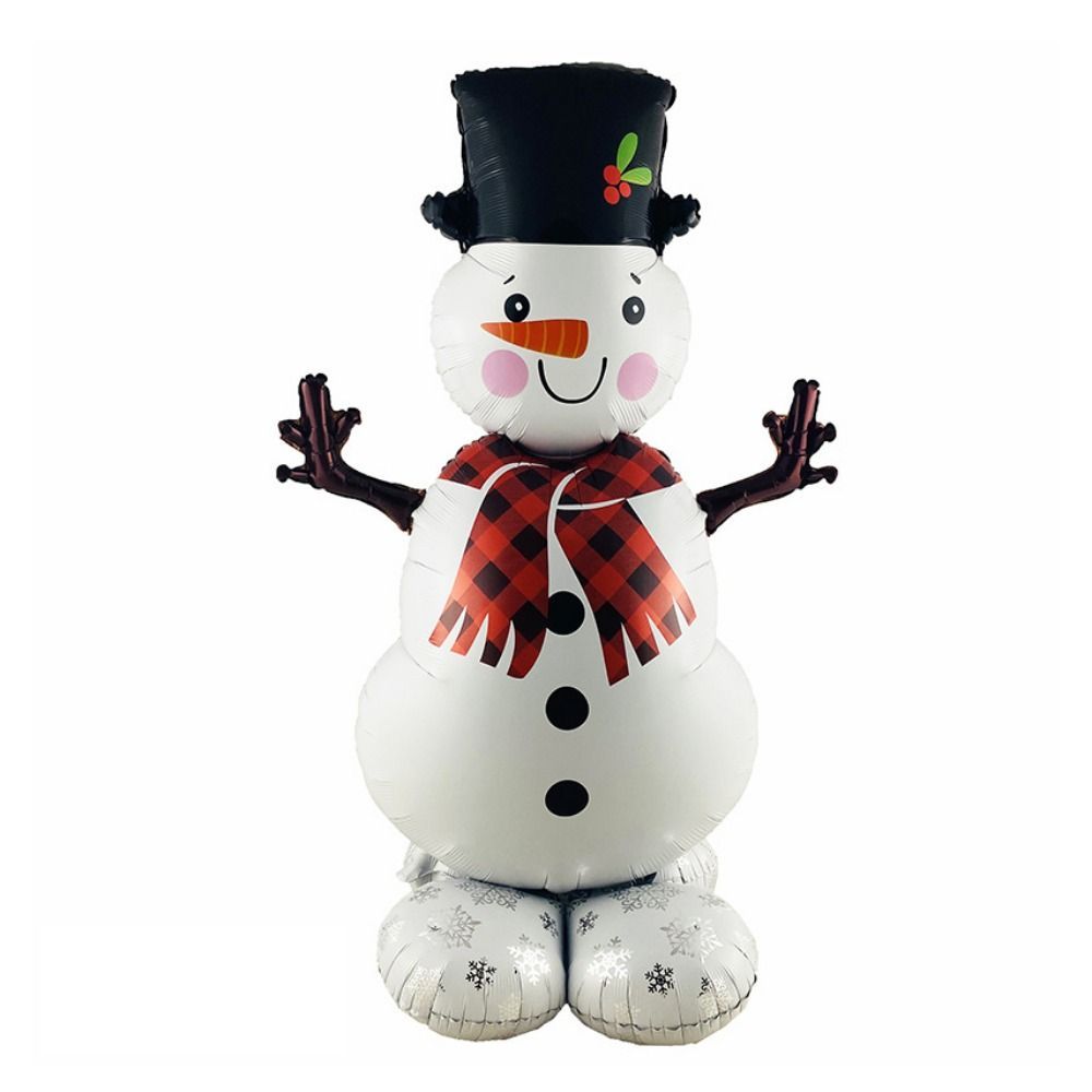 Large Christmas Tree Balloom 4d Christmas Standing Balloon Aluminum Foil Balloon Santa Claus Snowman Balloon Christmas Party