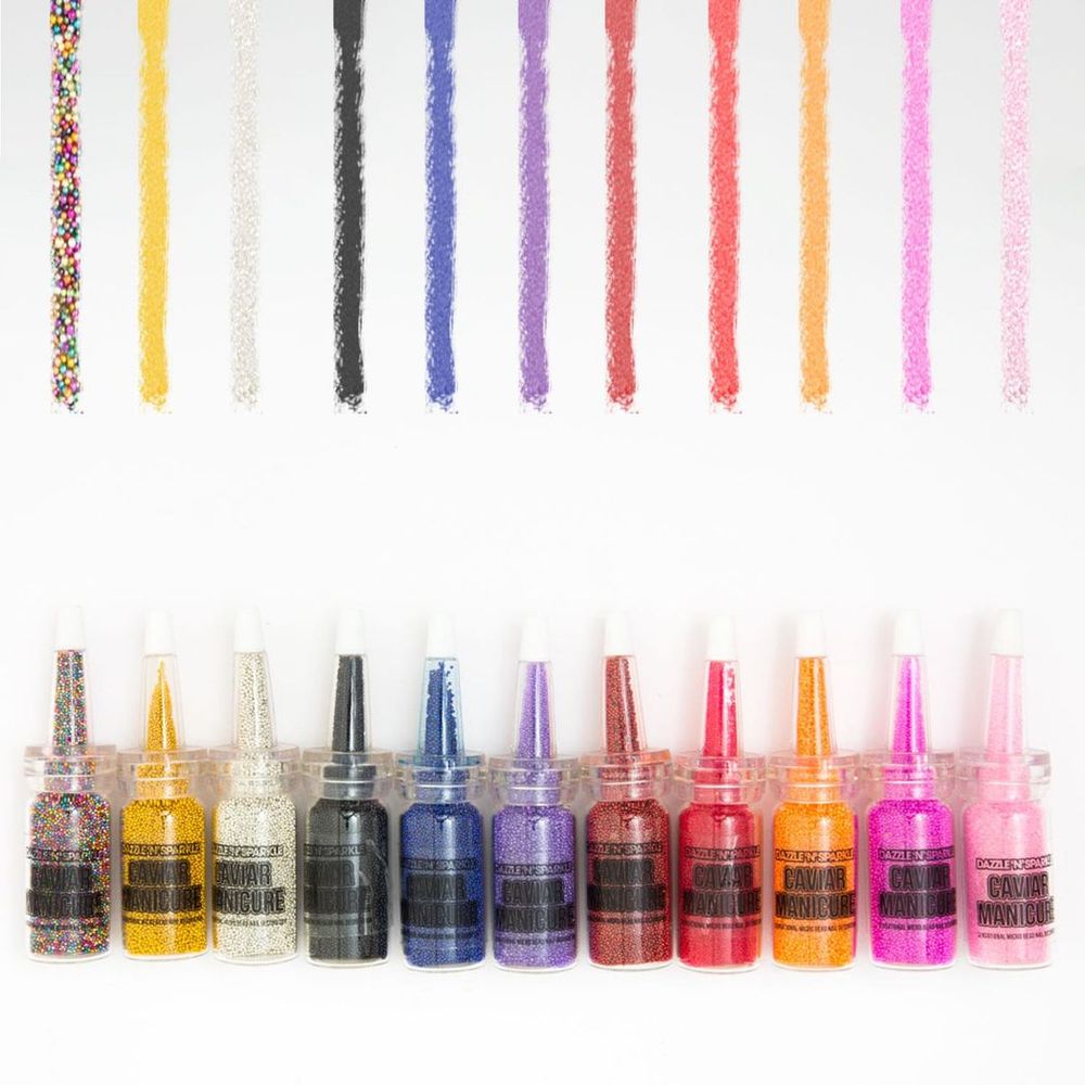 Poudre de décoration à paillettes pour ongles Cosmic 9G Couleurs assorties