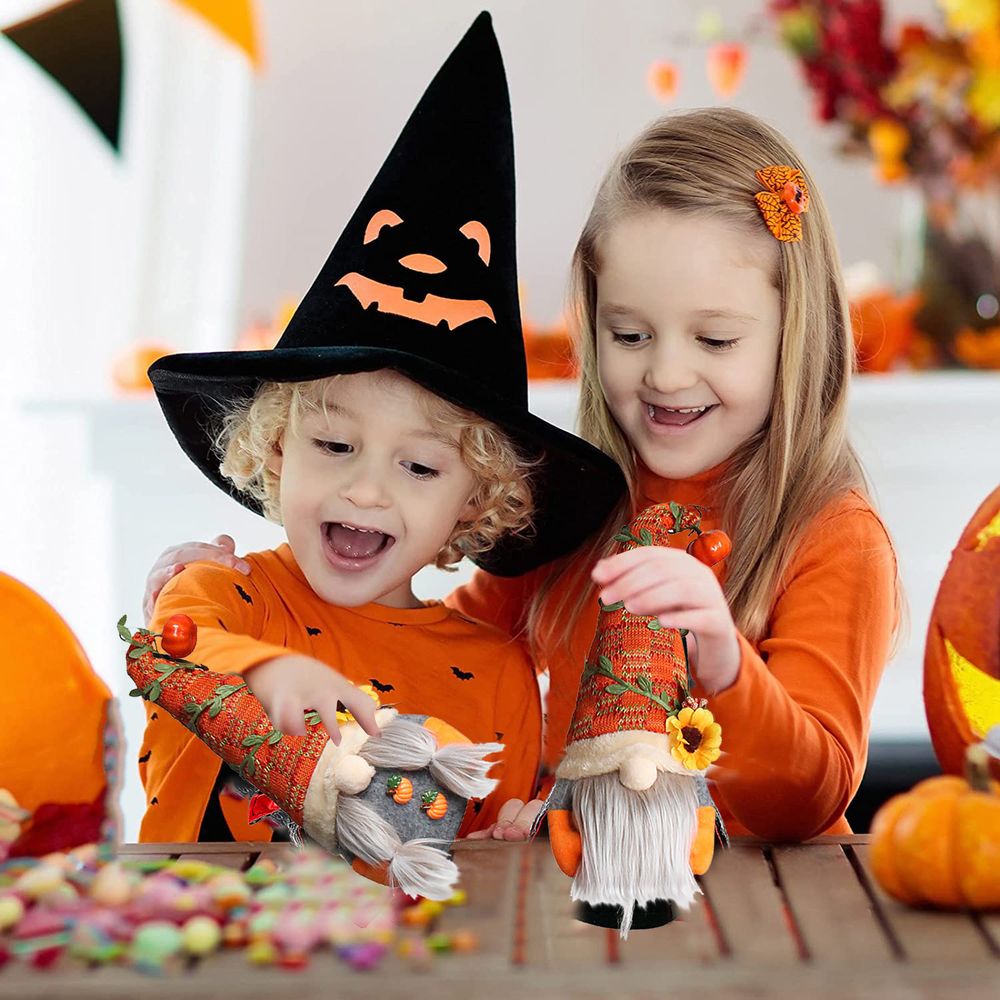 Décoration de gnome d'Halloween Poupée en peluche sans visage Poupée naine Rudolph pour Halloween