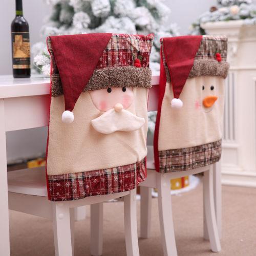 Christmas Chair Back Covers Set - Complete you Christmas Dining!