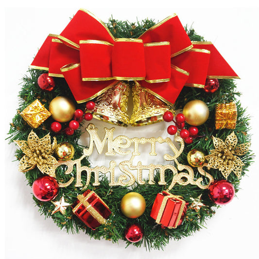 Christmas Natural Pine Decorative Garland/ Wreath with Frost