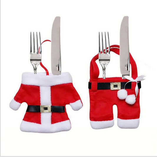 Christmas Cutlery Santa Tableware Set