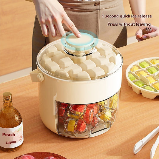 Press Ice Cube Mold Large Capacity Ice Maker