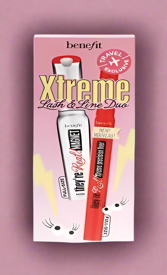 Benefit They're Real Gift Set 0.35ml Xtreme Precision Black Eyeliner + 8.5g Magnet Mascara N65 Black