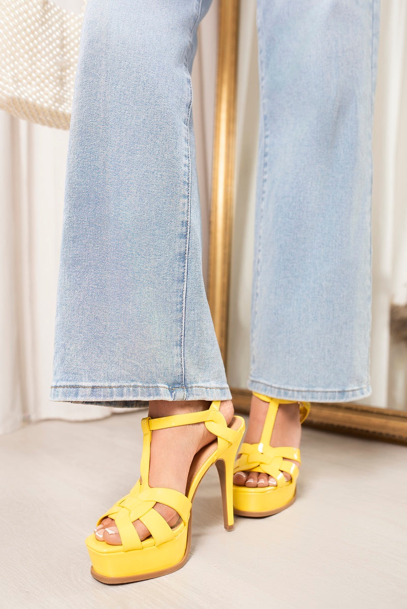 Platform T Bar Sandal High Heels