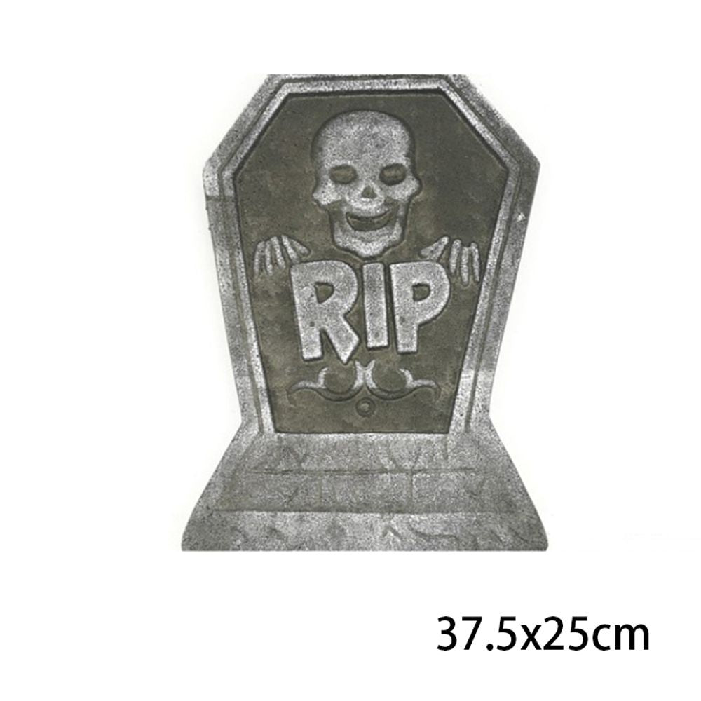 1pc Foam Tombstone Halloween Decorations / Bat / Spider