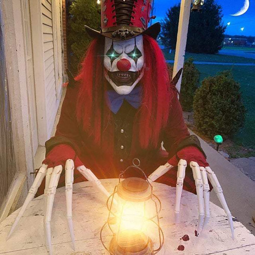 Doigts Articulés Halloween Doigts Faux Effrayants Mains Squelettes Accessoires Réalistes de Griffes Fantômes d'Horreur Équipement de Cosplay Gant de Doigt 