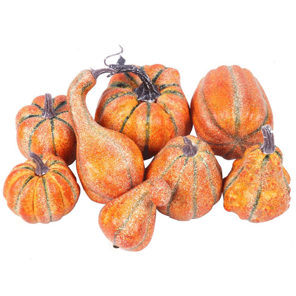 Artificial Halloween Pumpkin Decor Simulation Vegetable DIY Craft Decoration