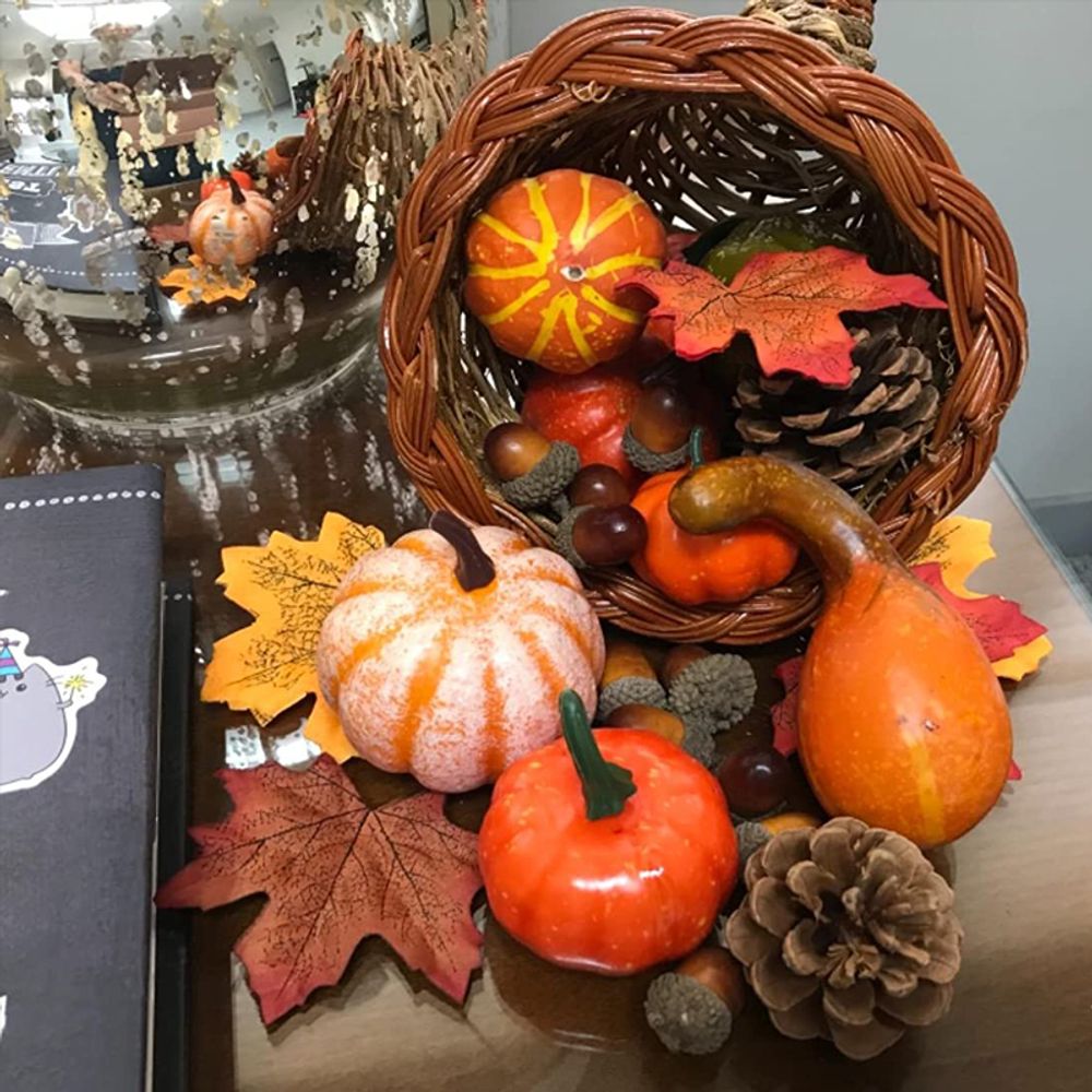 Artificial Halloween Pumpkin Decor Simulation Vegetable DIY Craft Decoration