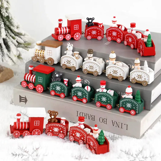 Christmas Train Decoration Children's Gifts Cake Decoration