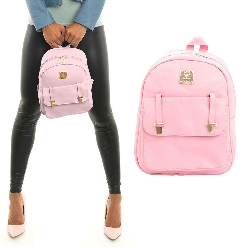 Ensemble 3 pièces en cuir PU pour femme Aquarius - sac à bandoulière, pochette et porte-cartes rose